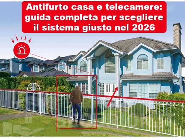Antifurto casa e telecamere: guida completa per scegliere il sistema giusto nel 2026